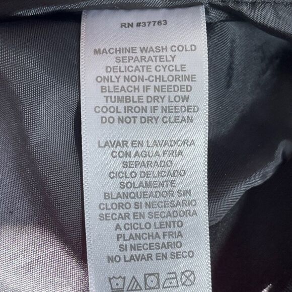 Laundry By Shelli Segal Blue Knit Zip Jacket Sz 2 - Picture 4 of 5